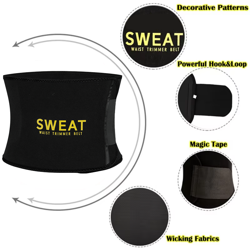 2 PCS Women's Waist Trainer Fe - Sweat Waist Trainer Belt Neoprene 评论和价格