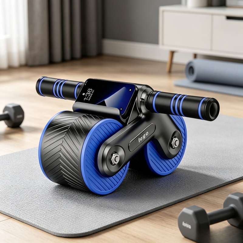 Auto-Rebound Double-Wheel Ab R - Ab Roller Wheel With Elbow Support 评论和价格