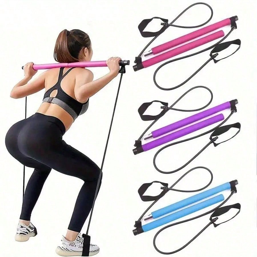 Pilates Bar Kit with Resistanc - Pilates Bar Kit With Resistance Bands 评论和价格