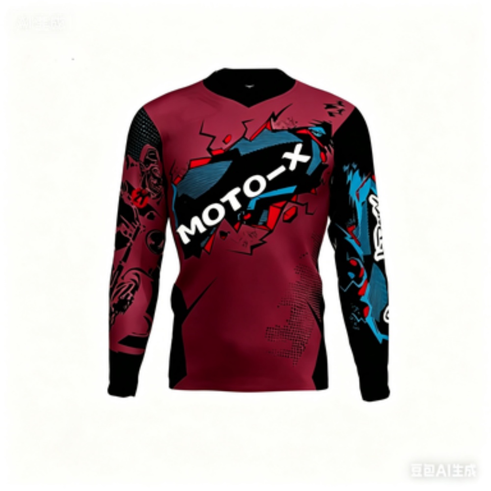 MOTO-X Themed Long-Sleeve Spor - Cycling 评论和价格