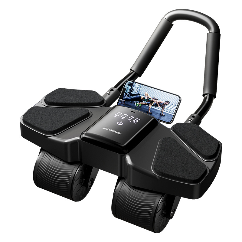 Auto Rebound Four Wheel Ab Rol - Ab Roller Wheel With Elbow Support 评论和价格