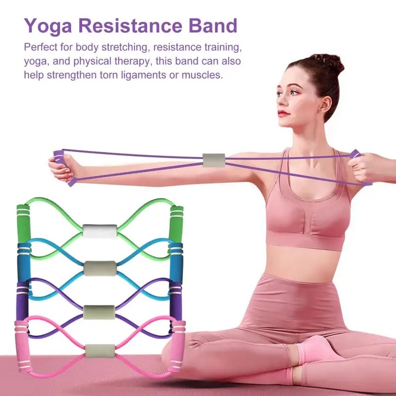 Fitness Resistance Band with H - Resistance Bands Set With Handles 评论和价格