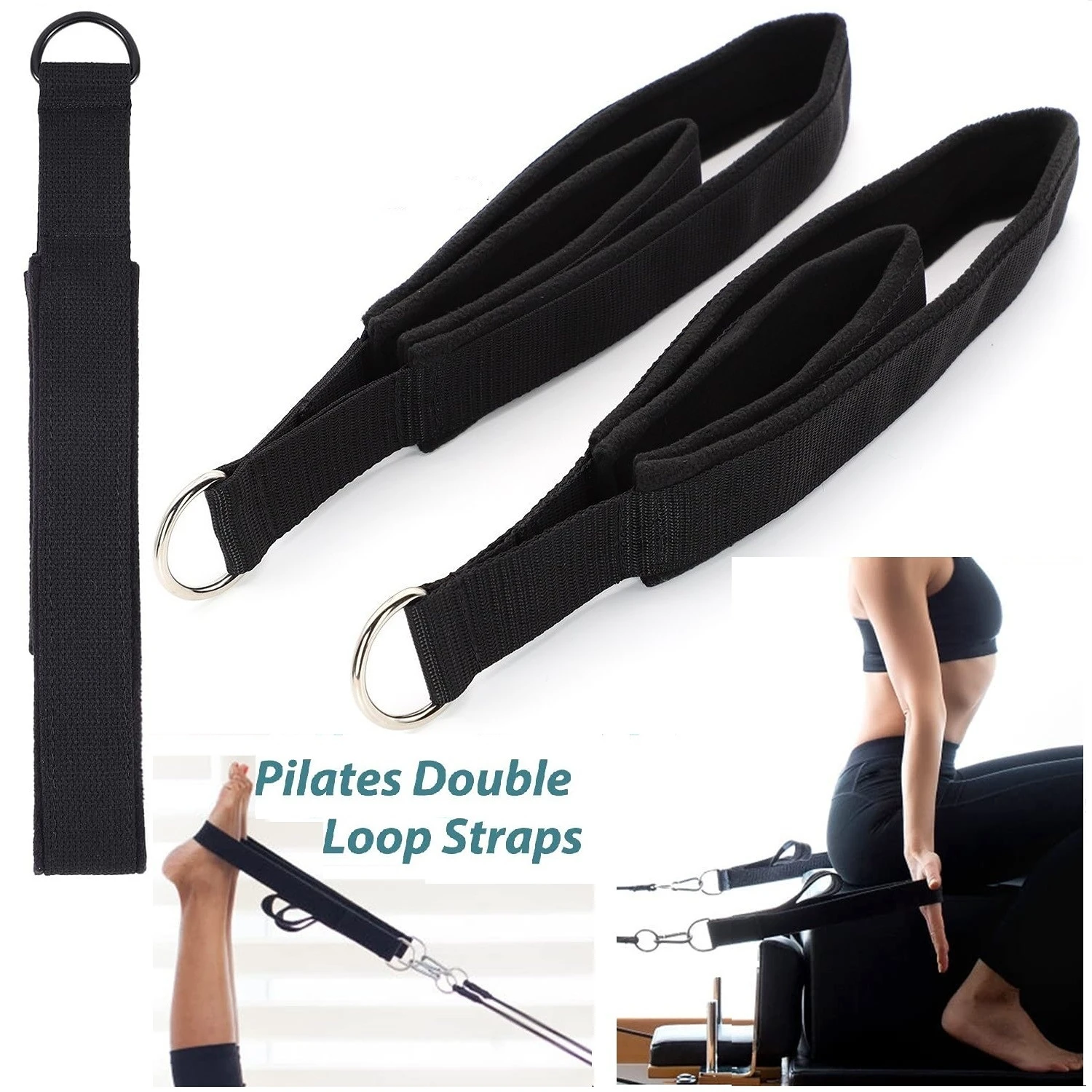 Double Ring Elastic Yoga Pilat - Pilates Bar Kit With Resistance Bands 评论和价格