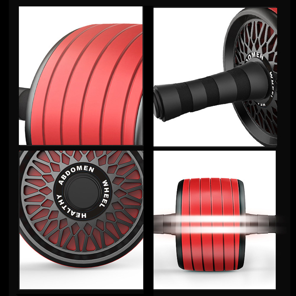 Quiet Fitness Wheel Red Non-Sl - Ab Roller Wheel With Elbow Support 评论和价格