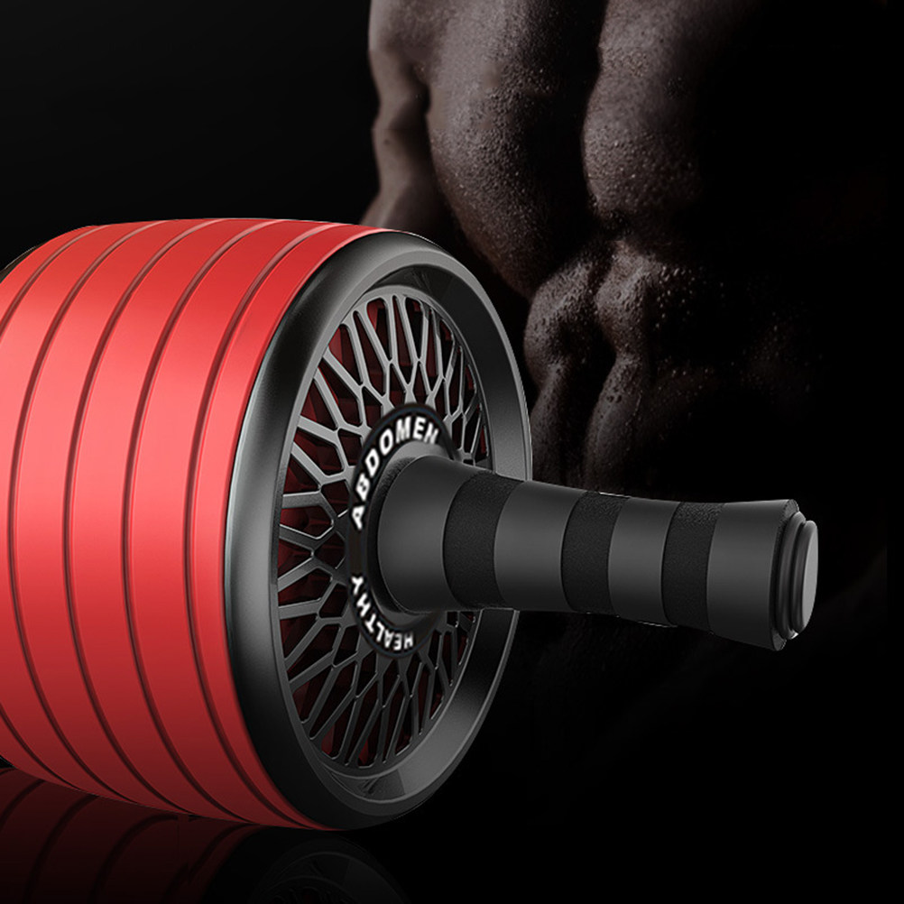 Quiet Fitness Wheel Red Non-Sl - Ab Roller Wheel With Elbow Support 评论和价格