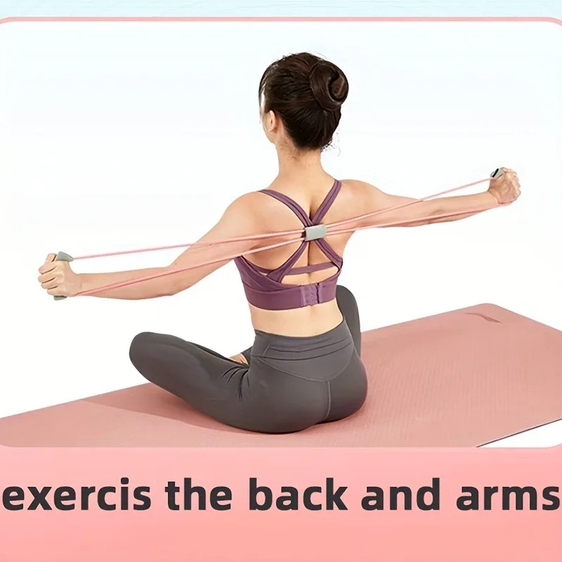 Tension Strap Fitness Stretch  - Resistance Bands Set With Handles 评论和价格