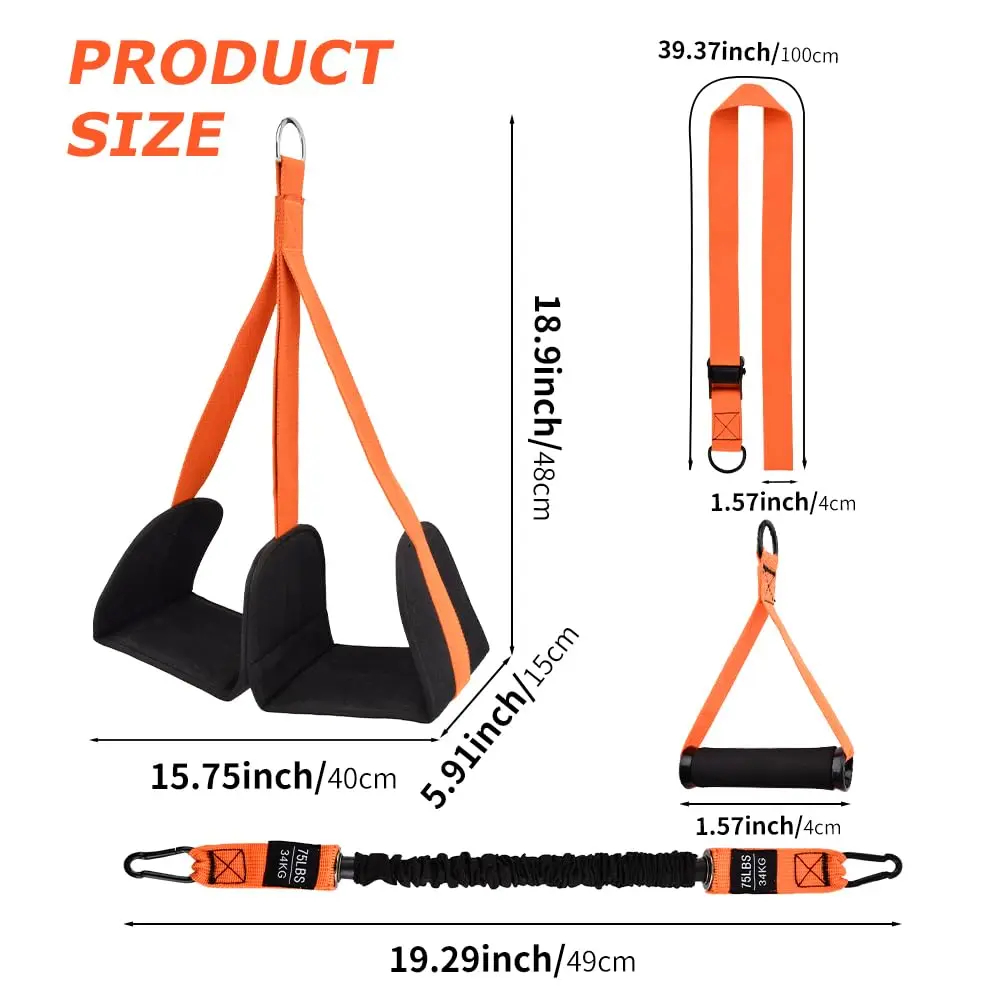 Pull Up Assistance Bands Set R - Resistance Bands Set With Handles 评论和价格