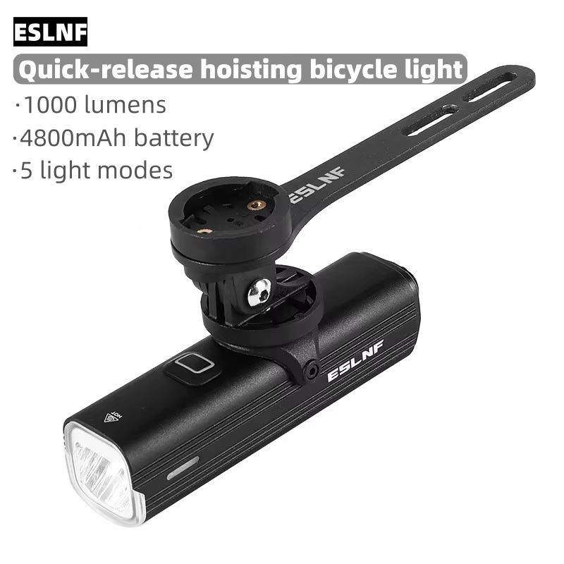 ESLNF Bicycle Front Light 1000 - Rechargeable Bicycle Headlight 1000 Lumen 评论和价格