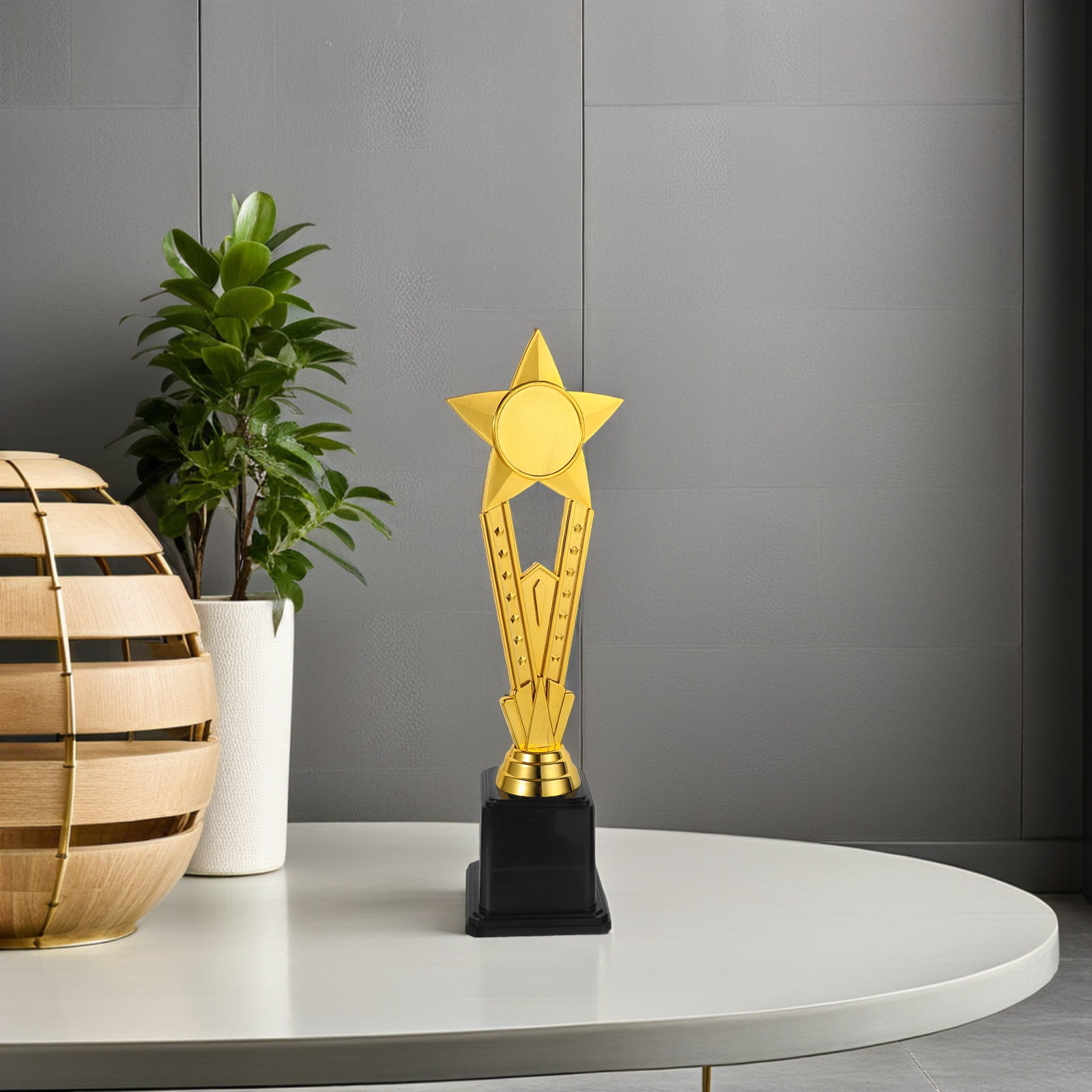 Gold Star Trophy Cup Small Pla - Team Sports 评论和价格