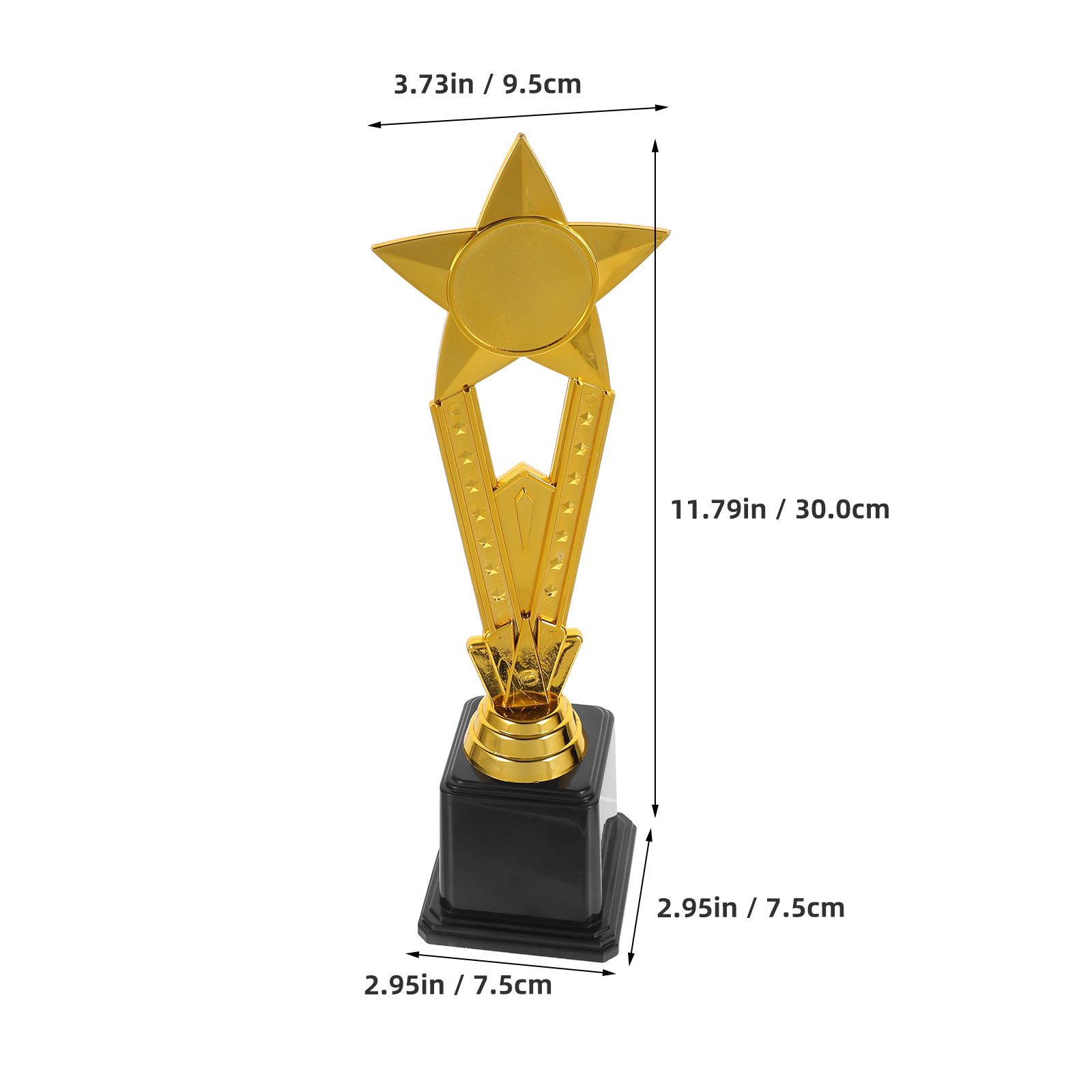 Gold Star Trophy Cup Small Pla - Team Sports 评论和价格