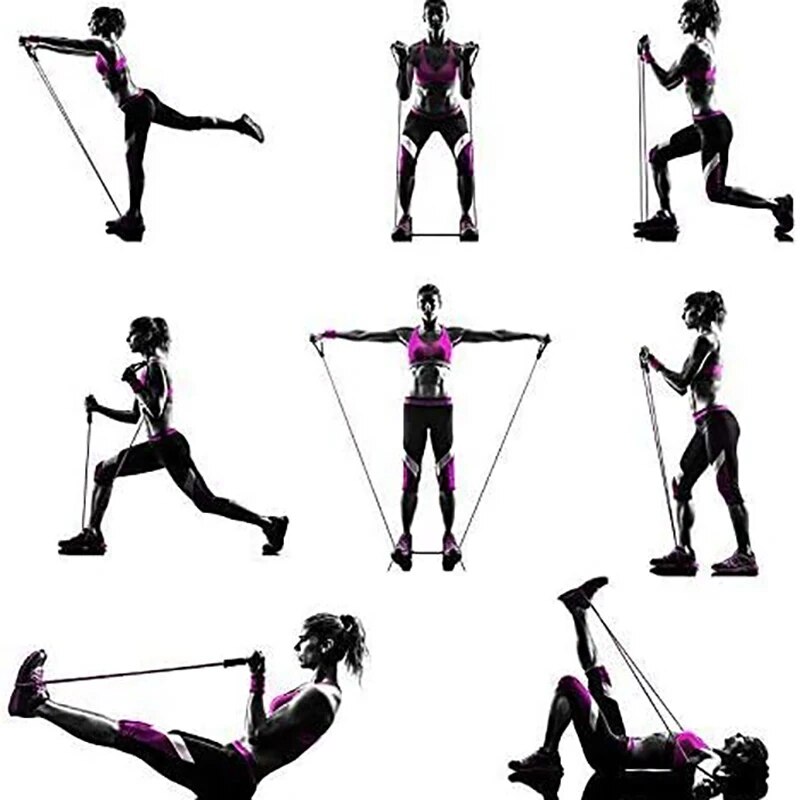 Resistance Bands With Handles, - Resistance Bands Set With Handles 评论和价格