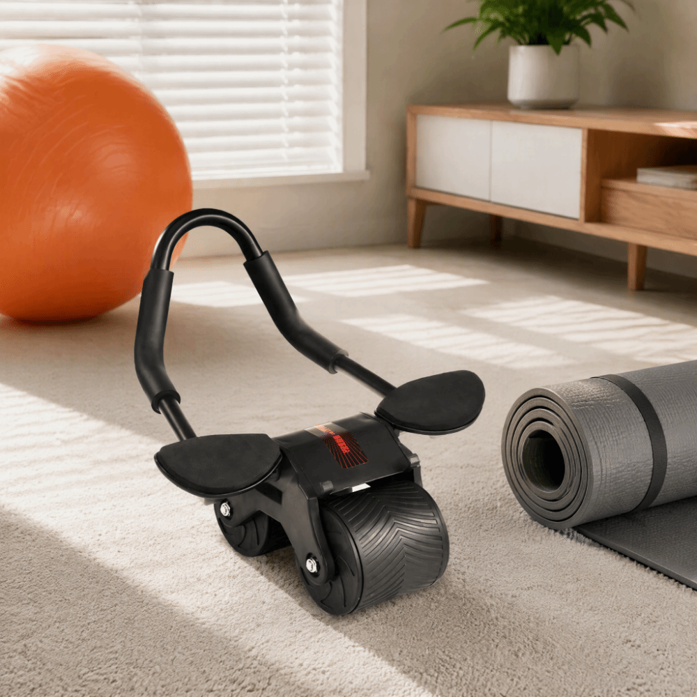 Upgraded Automatic Rebound Ab  - Ab Roller Wheel With Elbow Support 评论和价格