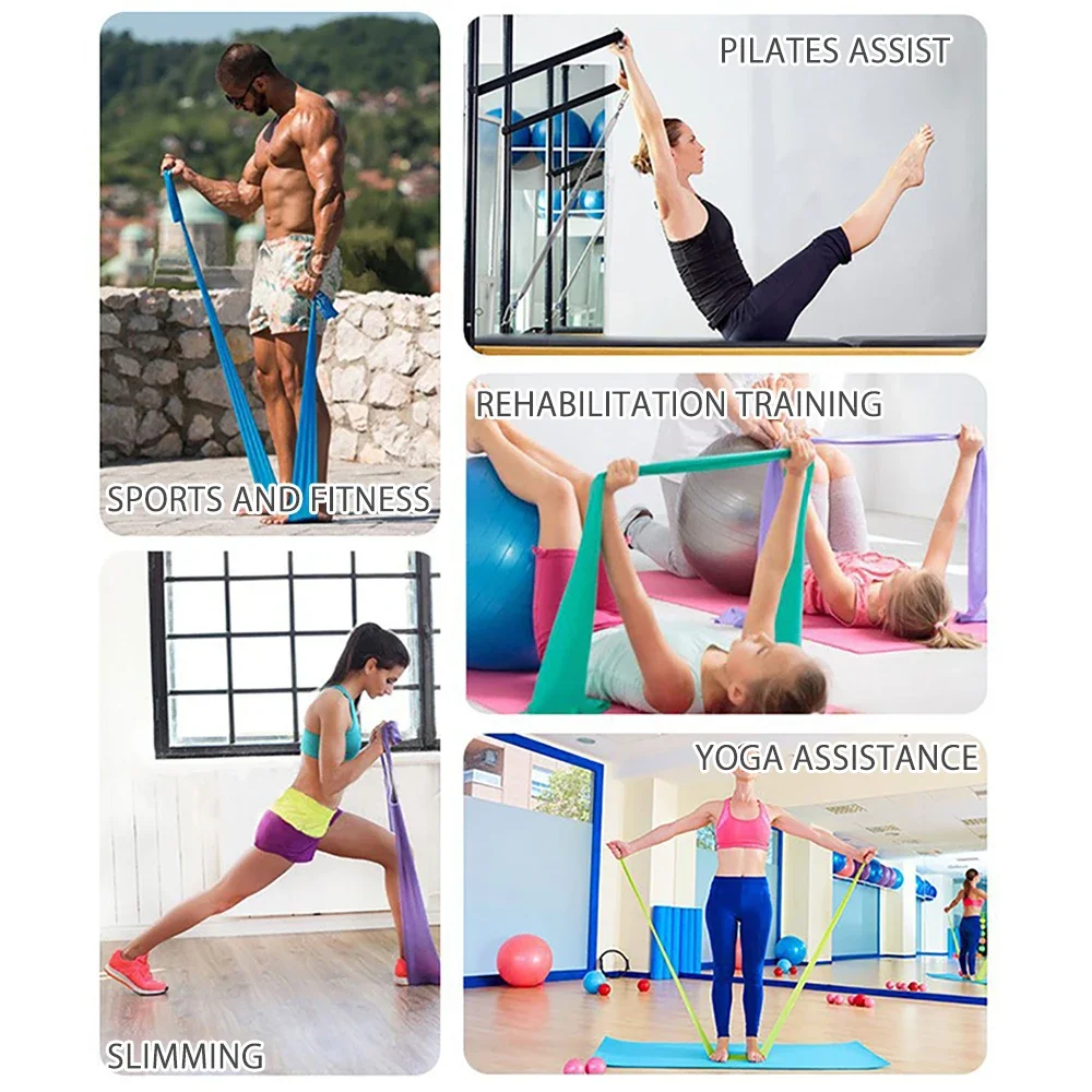 Length 200cm Yoga Pilates Stre - Pilates Bar Kit With Resistance Bands 评论和价格