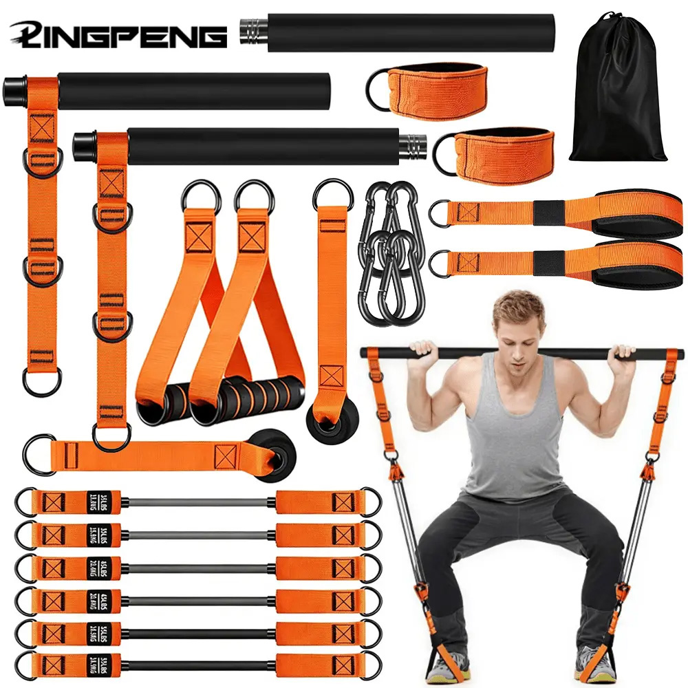 Resistance Band Home Pilates S - Pilates Bar Kit With Resistance Bands 评论和价格