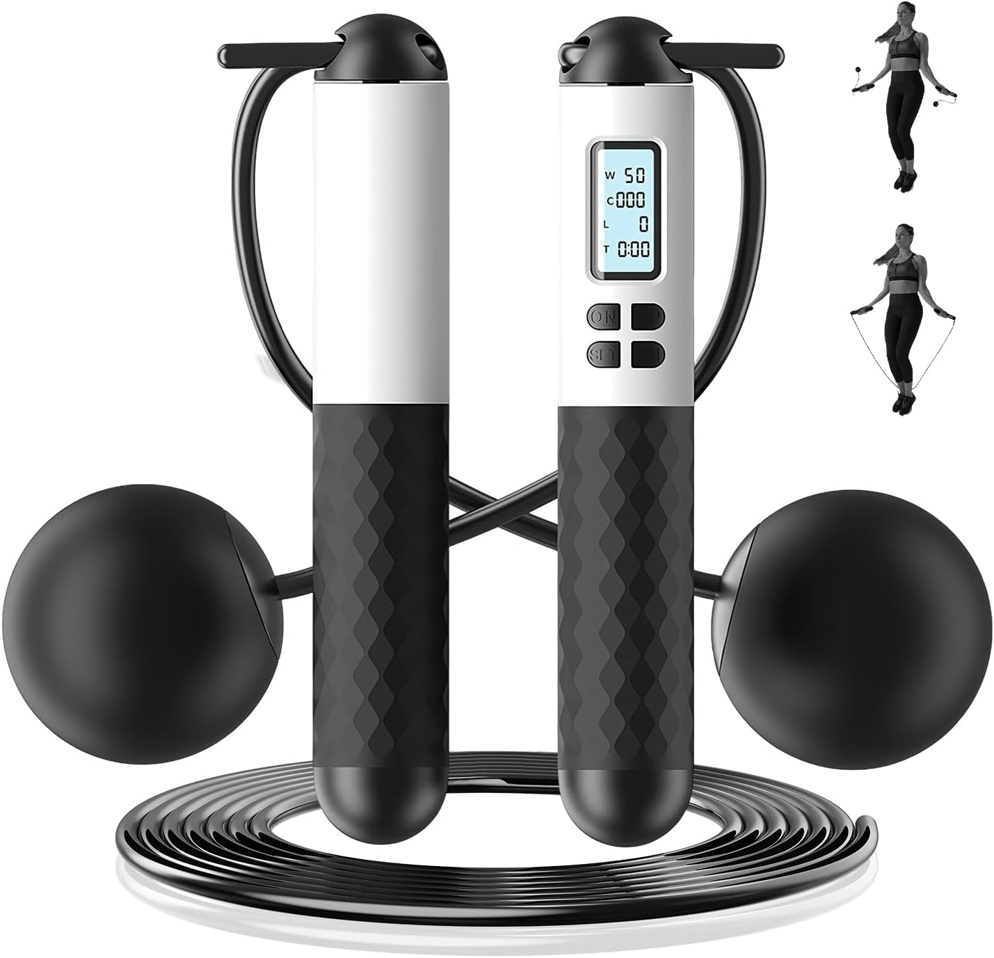6cm Cordless Skipping Rope Wit - Smart Jump Rope Digital Counter 评论和价格