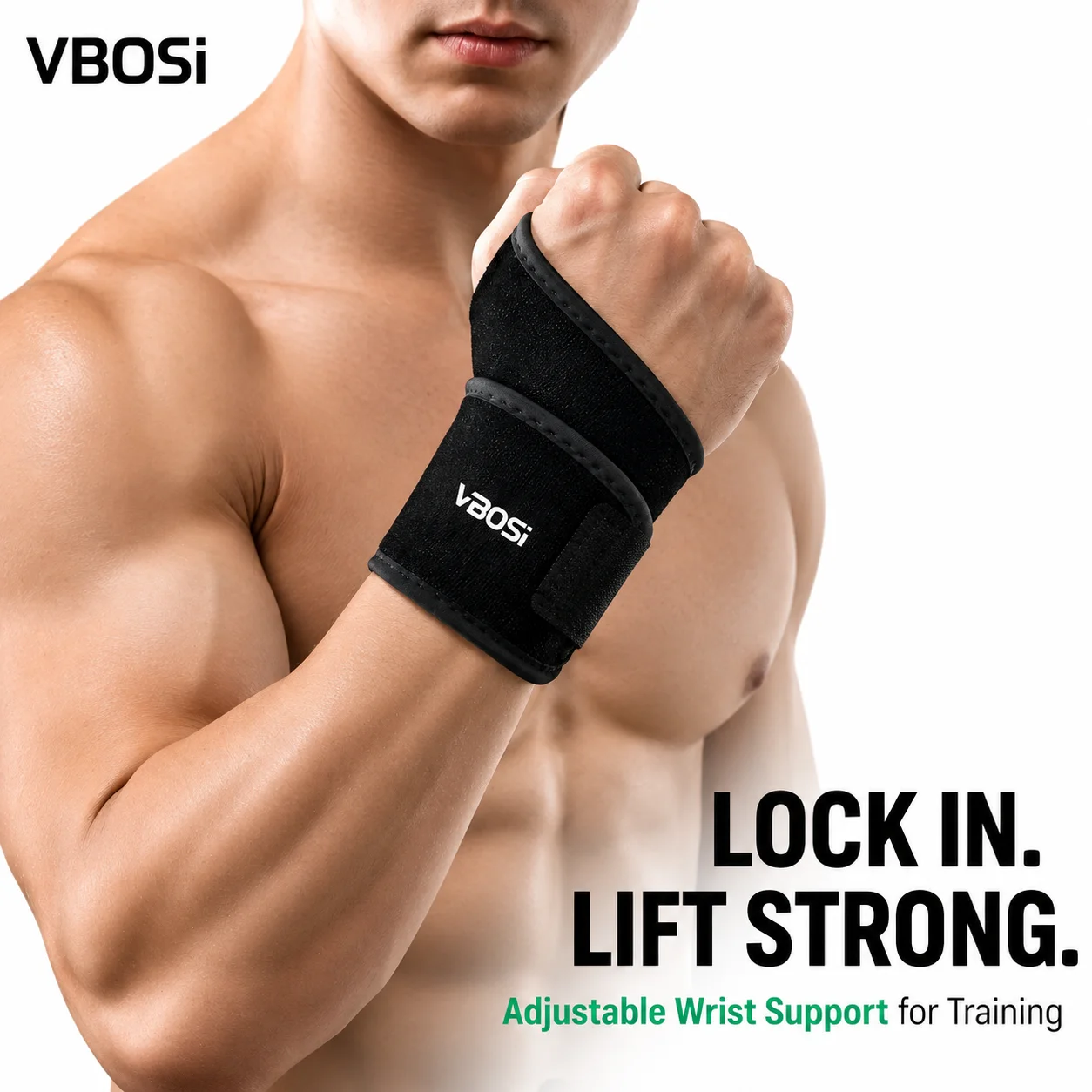 VBSOi Adjustable Wrist Support - Wrist Wraps Weightlifting Support 评论和价格
