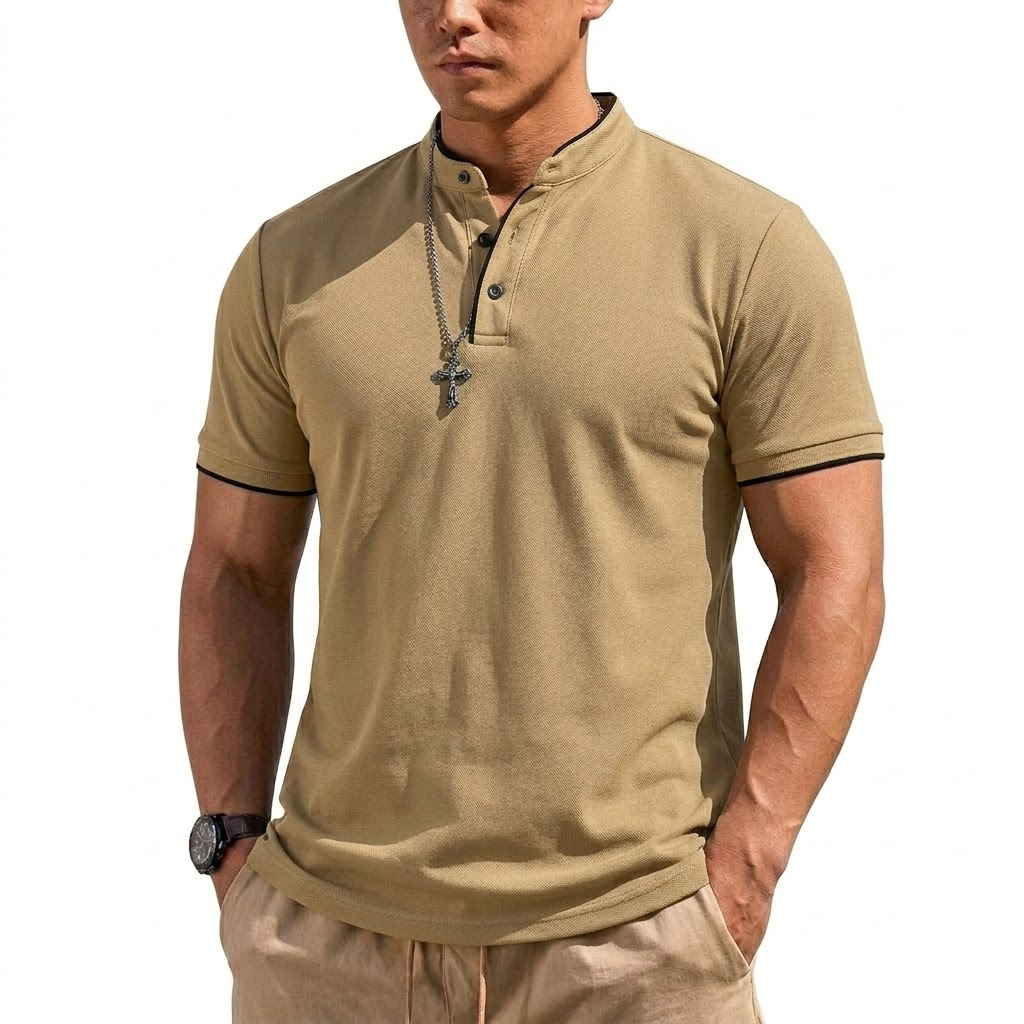 Summer Short Sleeve Henley Shi - Hiking 评论和价格