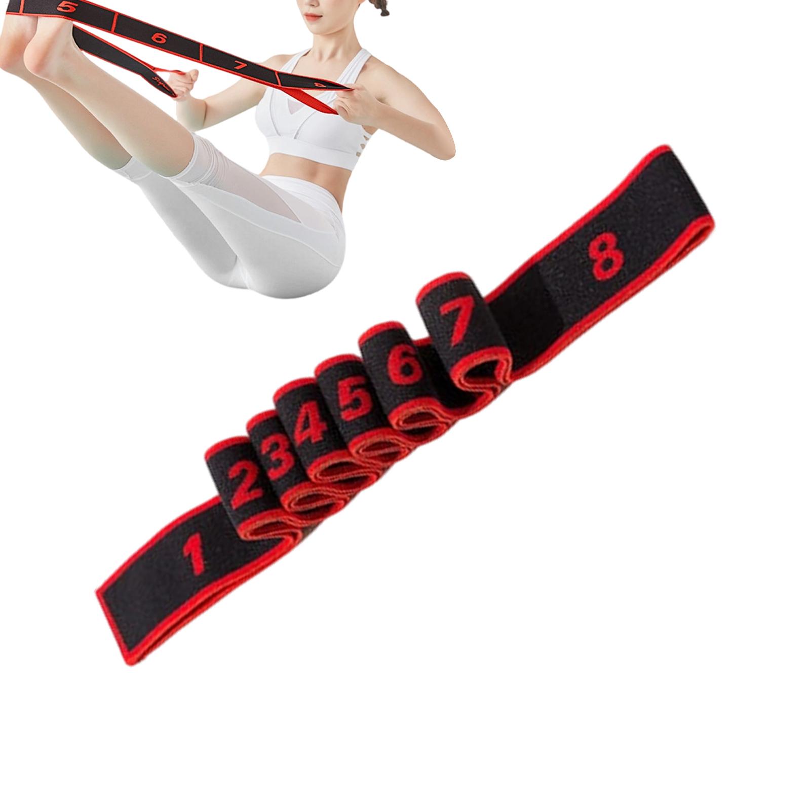 Elastic Yoga Stretching Strap  - Pilates Bar Kit With Resistance Bands 评论和价格