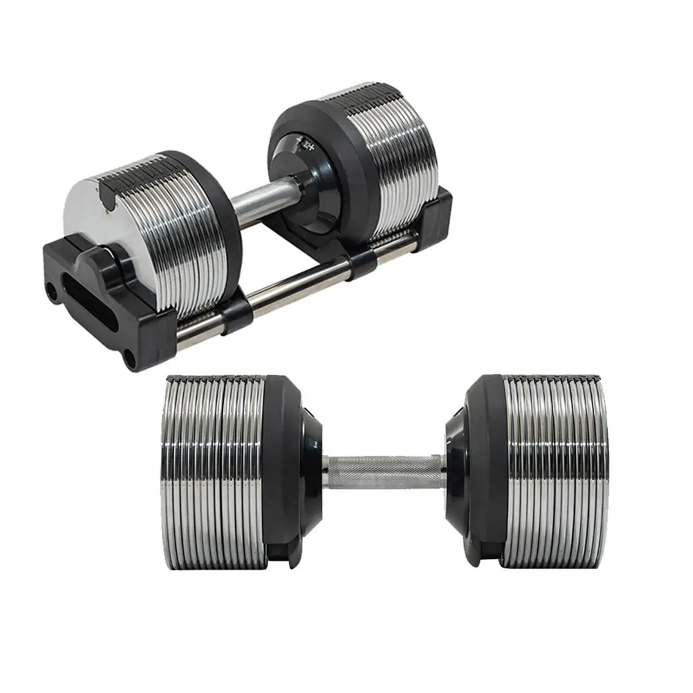 Adjustable Stainless Steel Dum - Adjustable Dumbbell Pair 40Kg 评论和价格